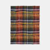 Couverture Tartan Fleece, Couleurs Automnes (Devant)