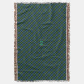 Couverture Tartan officiel Fergusson avec monogramme / nom (devant Vertical)