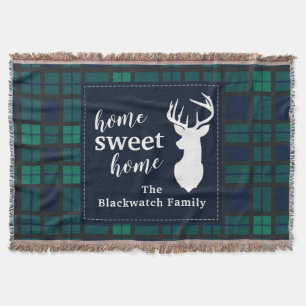 Couverture Tartan rustique de clan Blackwatch Tartan