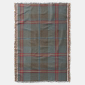 Couverture Tartan Traditionnel Vert Forêt (devant Vertical)