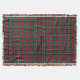 Couverture Tartan vert-bleu rouge de Kidd de clan écossais