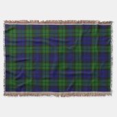 Couverture Tartan vert et marine (Devant)