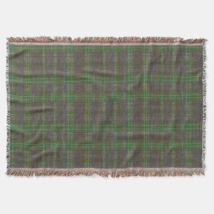Couverture Tartan Vert Forêt Cabine