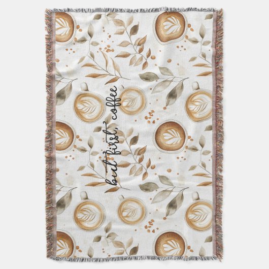 Couverture Tasses de café Feuilles (devant Vertical)