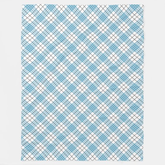 Couverture tatan bleu jaune pour des nuits d'hiver (Devant)