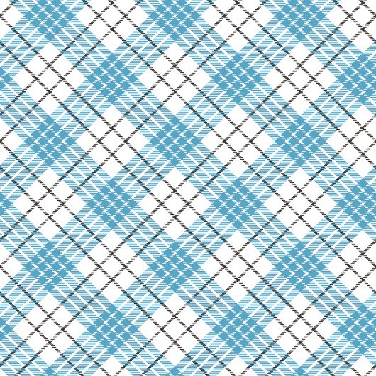 Couverture tatan bleu jaune pour des nuits d'hiver