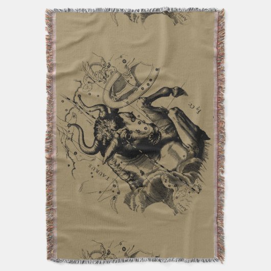 Couverture Taurus Constellation Hevelius 1690 Engraving (devant Vertical)