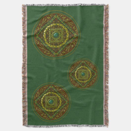Couverture Taurus Mandala Lance Blanket (devant Vertical)