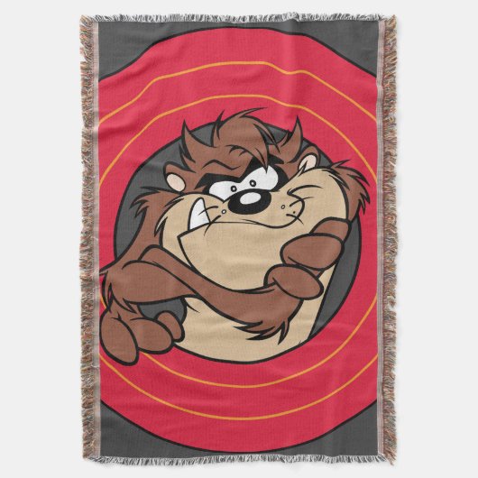 Couverture TAZ™ à travers les cercles LOONEY TUNES™ (devant Vertical)
