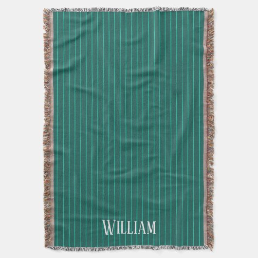 Couverture Teal pinstripes (devant Vertical)