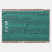 Couverture Teal pinstripes (Devant)