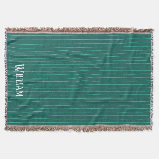 Couverture Teal pinstripes (Devant)