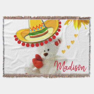 Couverture Teddy Bear Teddy Blanche Teddy Tournesol
