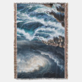 Couverture Tempête Par Une Côte Méditerranéenne Art IA (devant Vertical)