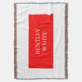 Couverture Tendance Rouge Blanc Style Simple Simple Plaque Vo (devant Vertical)