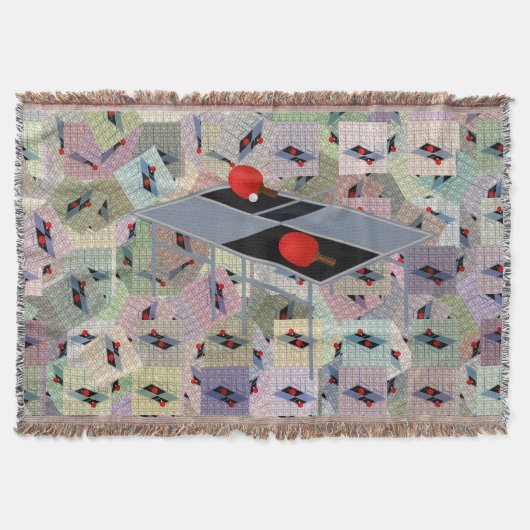 Couverture Tennis de table Design d'art Abstrait, (Devant)