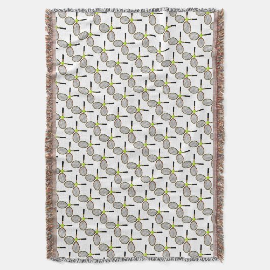 Couverture Tennis Throw Blanket (devant Vertical)