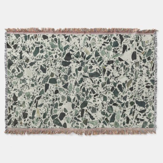Couverture Terrazzo Vert Moderne (Devant)
