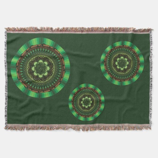 Couverture Terre Mandala Lance Blanket (Devant)