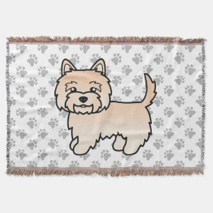 Couverture Tervueren Cairn Terrier Chiot Mignon Dessin Animé