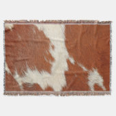 Couverture texture Brown et blanche de la vache (Devant)