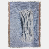 Couverture Texture de jean bleu clair torn (devant Vertical)