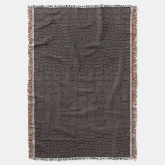 Couverture Texture de l'alligator Brown (devant Vertical)