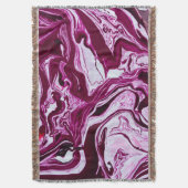Couverture Texture de marbre magenta : Art Abstrait des fluid (devant Vertical)