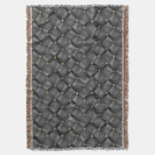 Couverture Texture en cuir brillant avec perles d'or (devant Vertical)