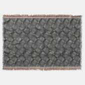 Couverture Texture en cuir brillant avec perles d'or (Devant)