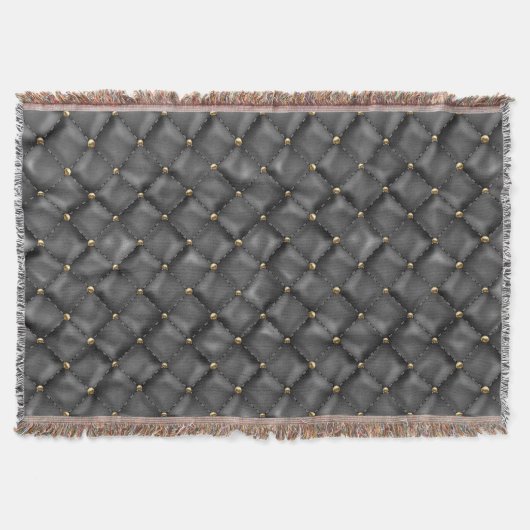 Couverture Texture en cuir brillant avec perles d'or (Devant)