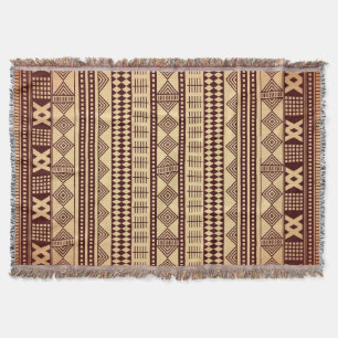 Couverture Texture ethnique Brown