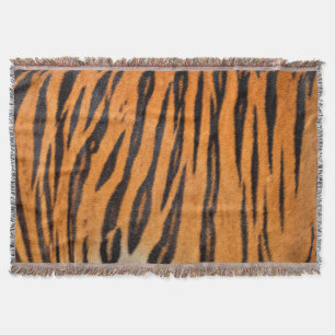 Couverture Texture réaliste de la peau du tigre.