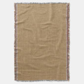 Couverture Texture rustique de toile de jute (devant Vertical)