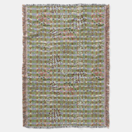 Couverture Textured Pointillism Grid Pattern Artwork (devant Vertical)