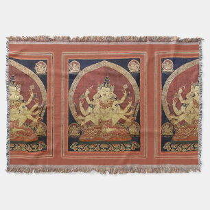 Couverture Thangka tibétain de Guhyasamaja Akshobhyavajra