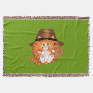 Couverture Thanksgiving de chat de babiole