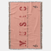COUVERTURE THE SOUND OF MUSIC BLANKET (devant Vertical)