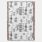 Couverture Thématique de Noël - Noir & Blanc (devant Vertical)