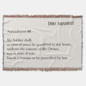 Couverture Third Amendment Constitution Protest (Devant)