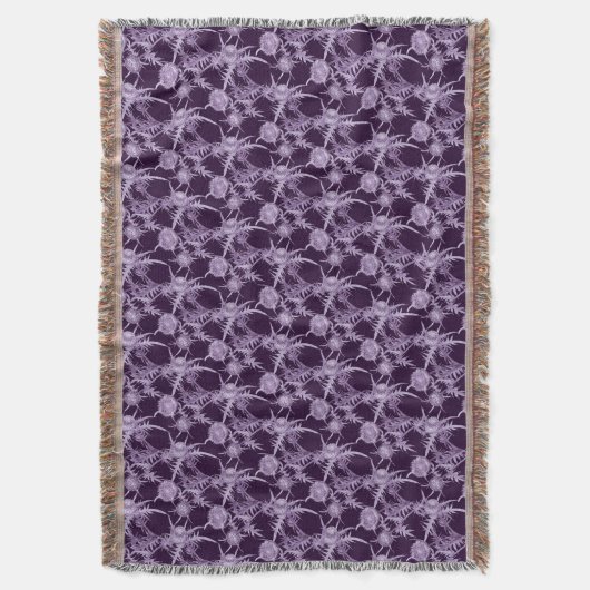 Couverture THISTTLE violet motif (devant Vertical)