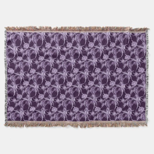 Couverture THISTTLE violet motif (Devant)