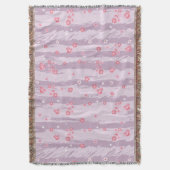 Couverture Throw Blanket – Butterfly Garden (devant Vertical)