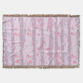 Couverture Throw Blanket – Butterfly Garden (Devant)