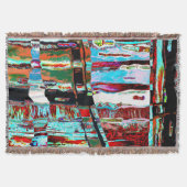 Couverture Throw Blanket Collapse Reflection Abstract Design (Devant)
