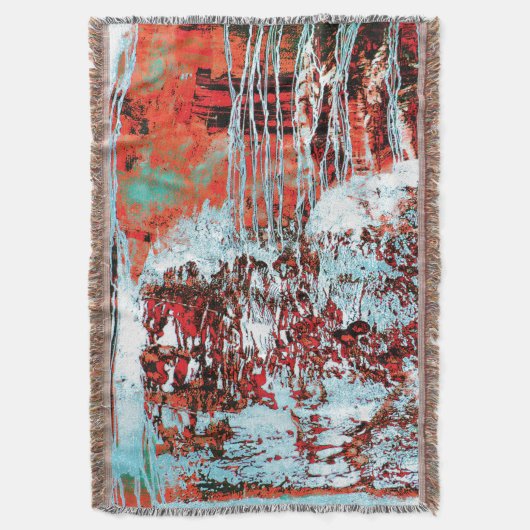 Couverture Throw Blanket – Corrosion Pulse (devant Vertical)