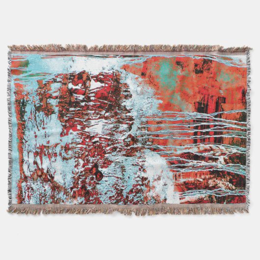 Couverture Throw Blanket – Corrosion Pulse (Devant)