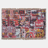 Couverture Throw Blanket – Fragmented Pulse (Devant)