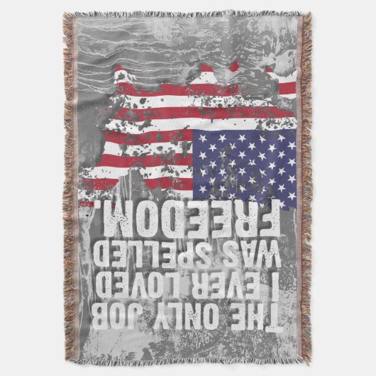 Couverture Throw Blanket – Freedom Job (devant Vertical)