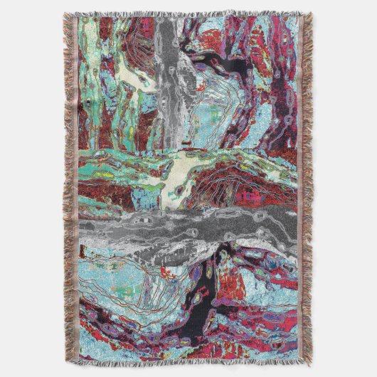 Couverture Throw Blanket – Strata Pulse (devant Vertical)